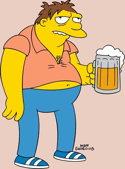 drinking too much beer makes people obese.”